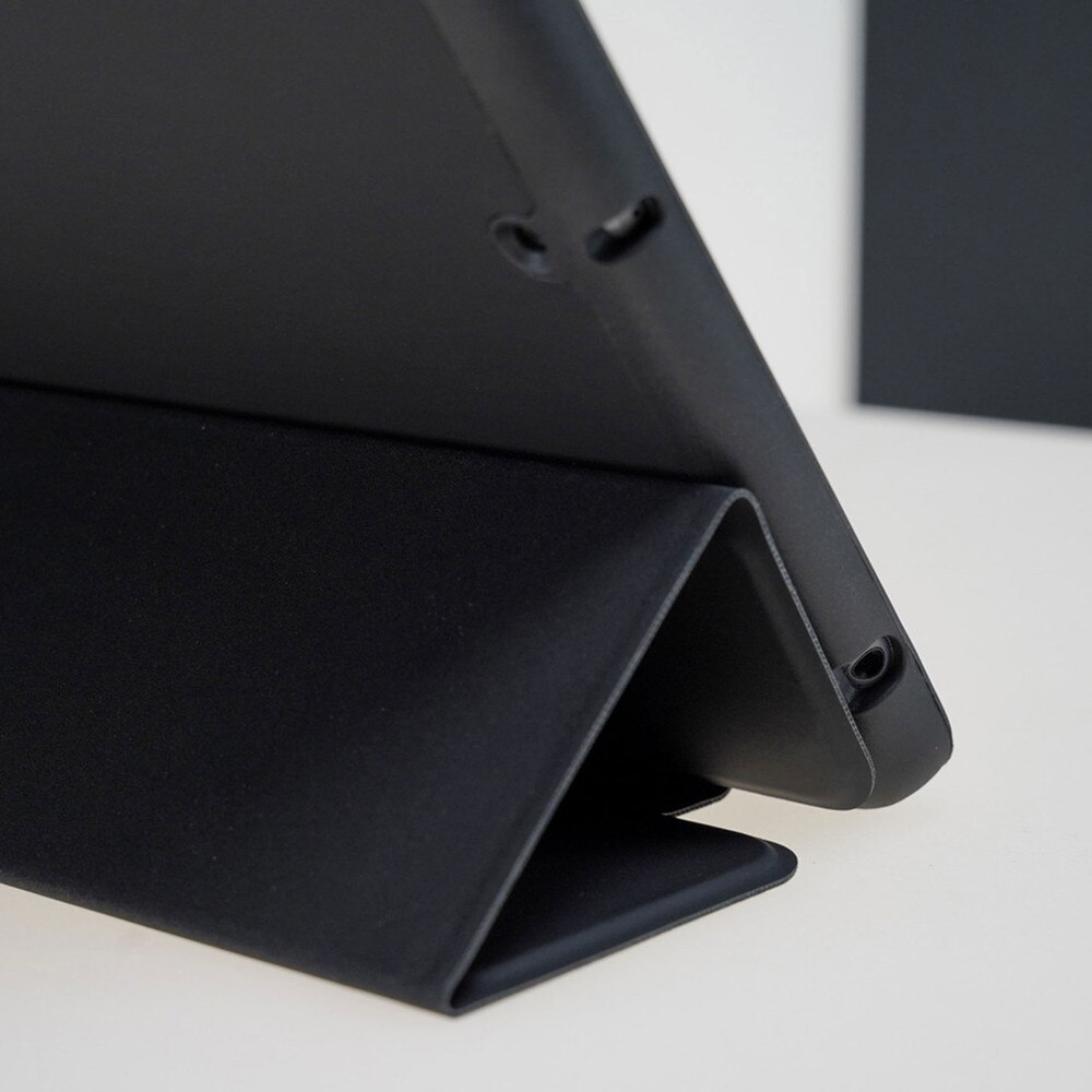 Husa tabletă 3MK Soft, design tri-fold, negru, material durabil, compatibilă cu dimensiuni Samsung Galaxy Tab A11 Plus