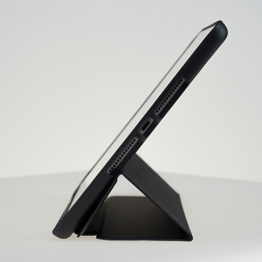 Husa tabletă 3MK Soft, design tri-fold, negru, material durabil, compatibilă cu dimensiuni Samsung Galaxy Tab A11 Plus