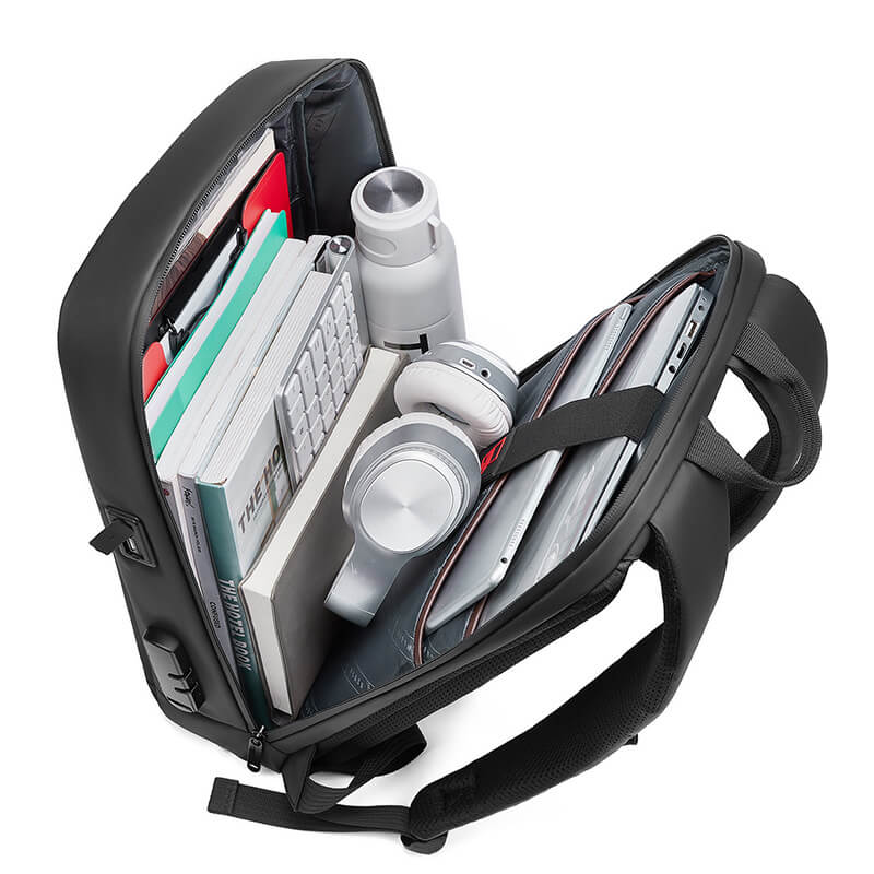 Rucsac Berlin, Mybalo, 13L, pentru laptop 15.6", negru, 45x29x10cm
