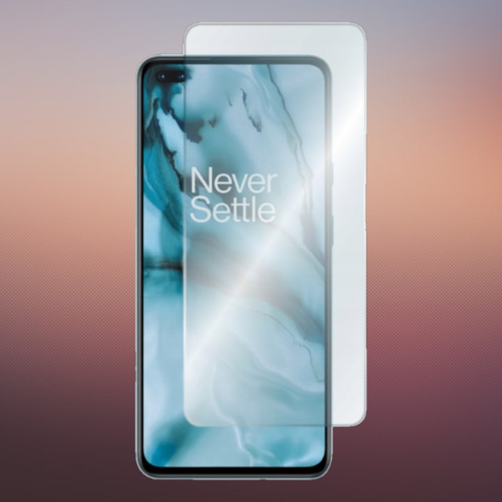 Folie de protectie pentru OnePlus Nord, Sticla securizata, Transparent