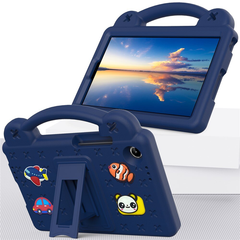 Husa tableta XGSM pentru Lenovo Tab One, modele vesele, granat, cu suport, 8,7"