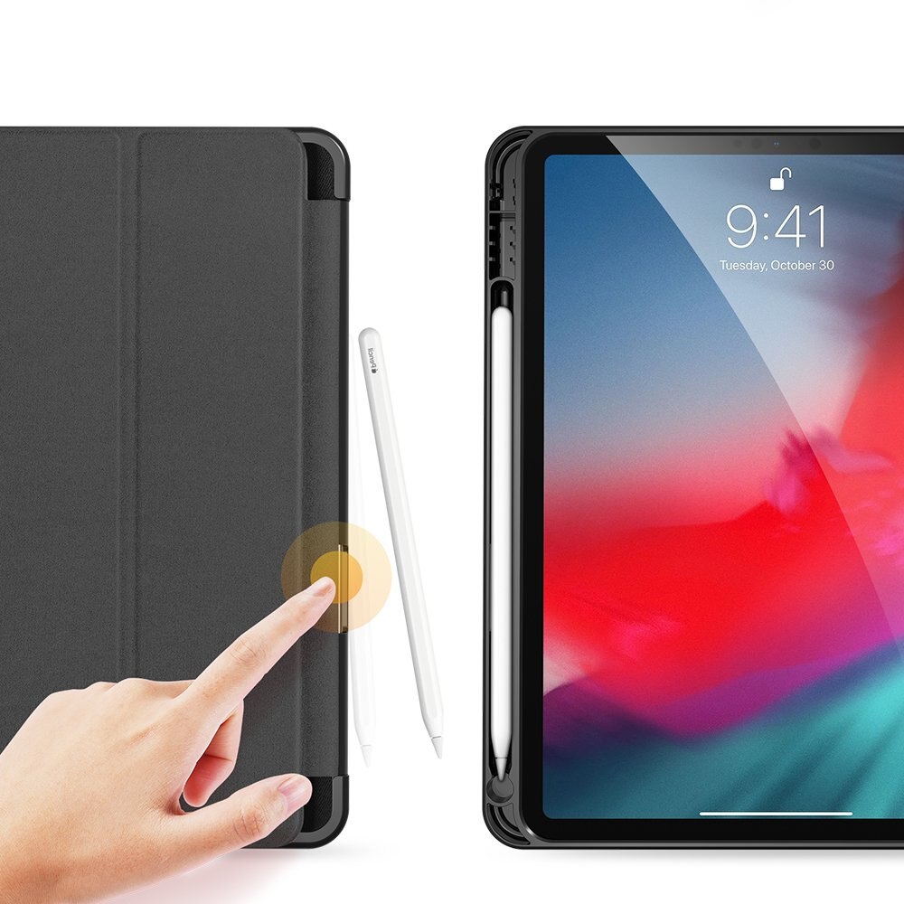 Husa iPad Air 4 2020 Smart Case DUX DUCIS Domo Neagra