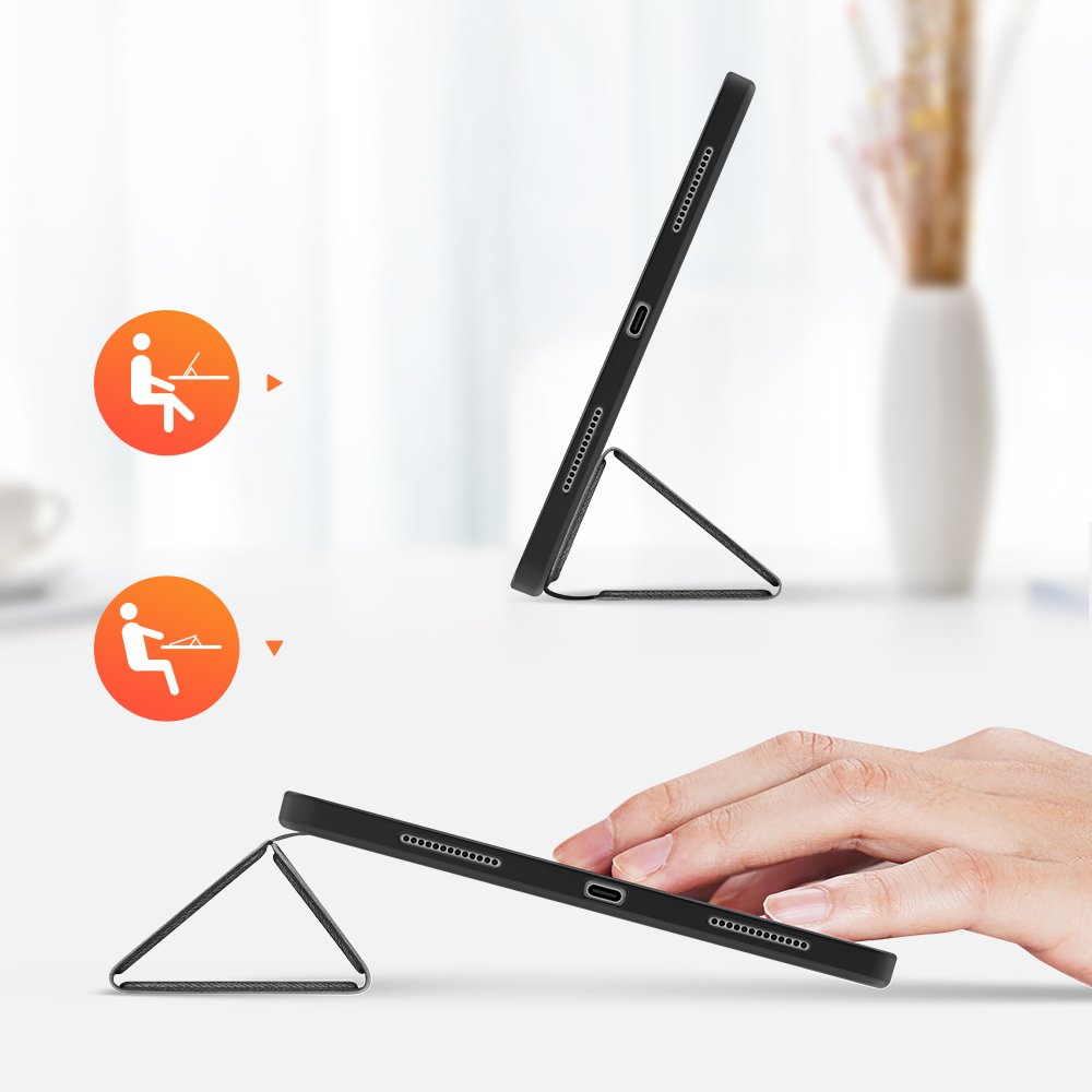 Husa iPad Air 4 2020 Smart Case DUX DUCIS Domo Neagra