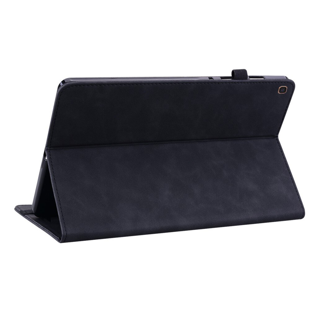 Husa compatibila cu Samsung Galaxy Tab S6 Lite, XGSM, Cu suport de pix, Negru
