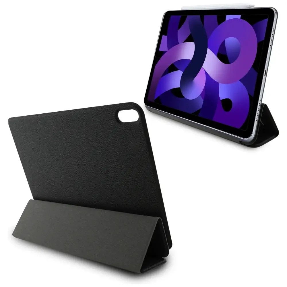 Husa pentru iPad Air 11 (2024) - Karl Lagerfeld Saffiano Magnetic Karl &Choupette (KLFC11RM24SAKCK) - Black