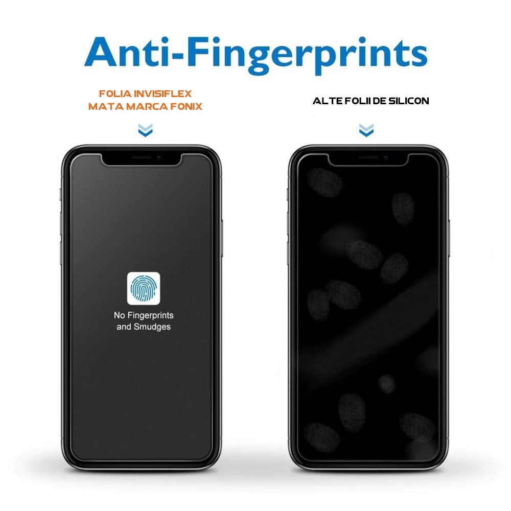Folie Mata InvisiFlex compatibila cu Samsung Galaxy A26, Anti-Reflexii, Anti-Stralucire, Protectie ideala, Atingere fina, Proprietati regenerabile, Acoperire oleofoba, Tehnologie ULTRA HD, Full-Face