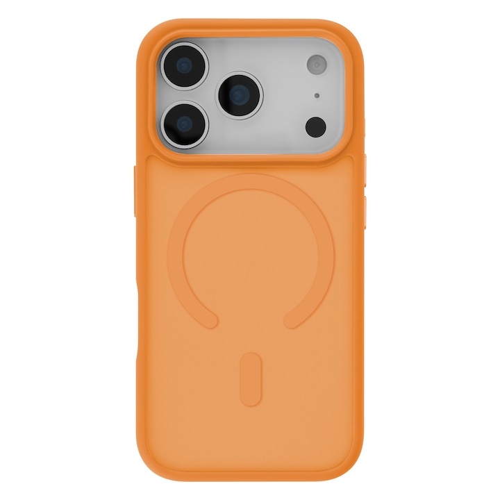 Carcasa Protectie Spate Cellara Colectia Shade Magsafe Compatibil Cu iPhone 17 Pro - Portocaliu