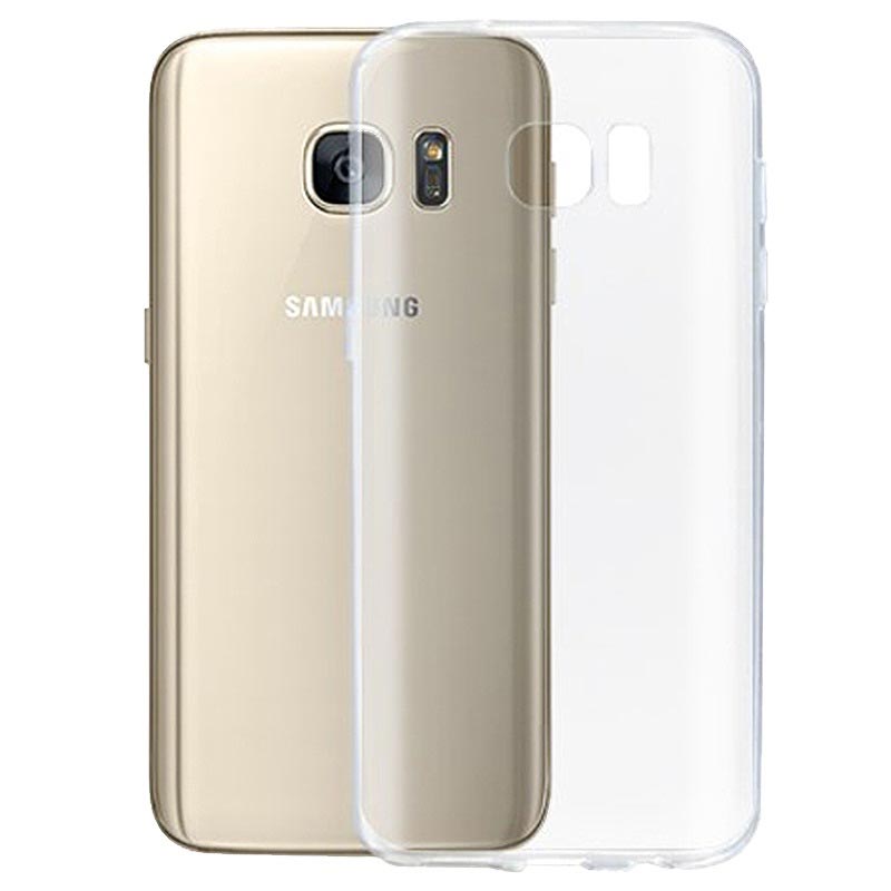 Husa MyStyle din Silicon ultra subtire pentru Samsung Galaxy S7 Edge, Silicon, Transparenta