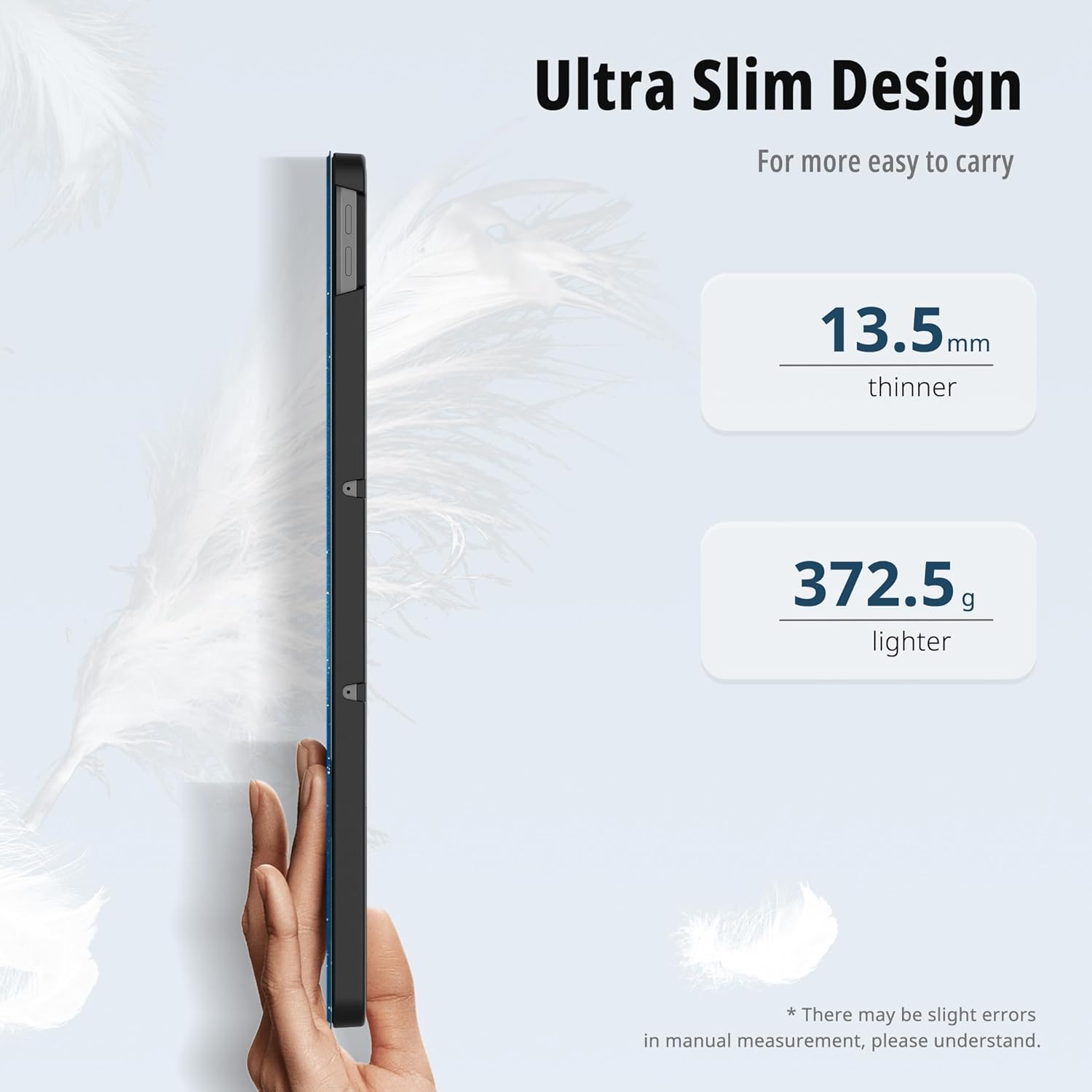 Husa Slim Sigloo, Smart Cover, Trifold, pentru Lenovo Tab P11 Pro( 2nd Gen), (TB-132FU/TB-138FU), 11.2", Star Light