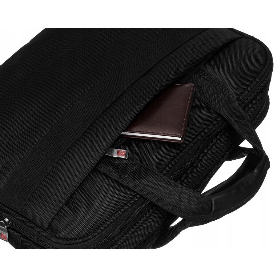 Geanta laptop 15", Peterson, Negru