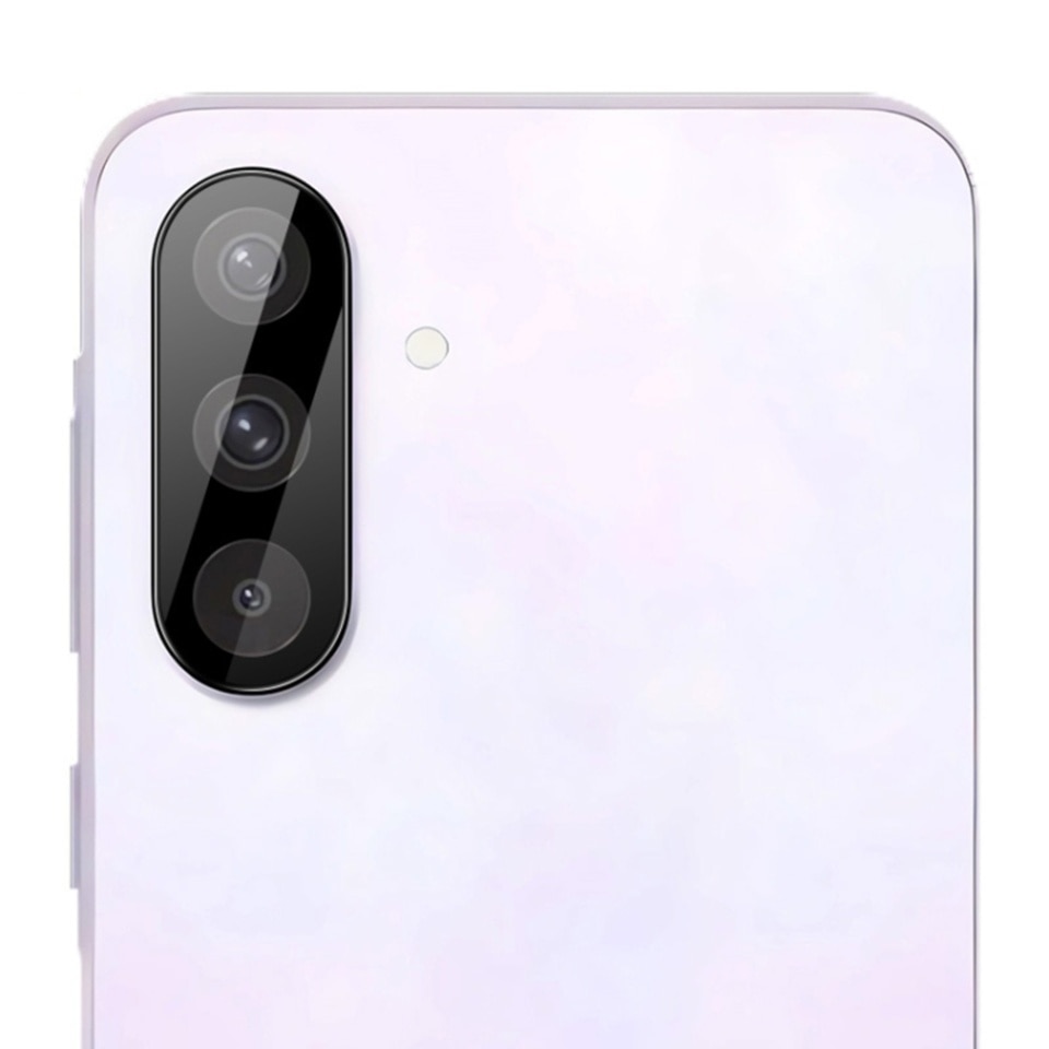Folie camera pentru Samsung Galaxy A56 5G, SKYDDAR INNOVATION, Camera Glass Negru, set cu sticker