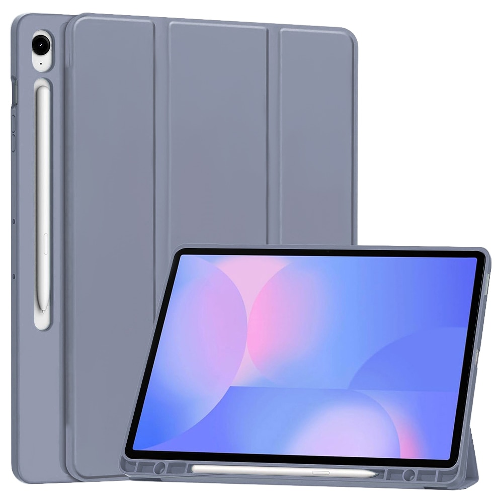 Husă pentru tabletă Flex Trifold, violet, pentru Samsung Galaxy Tab S10 FE Plus, protecție completă, portabilitate ușoară