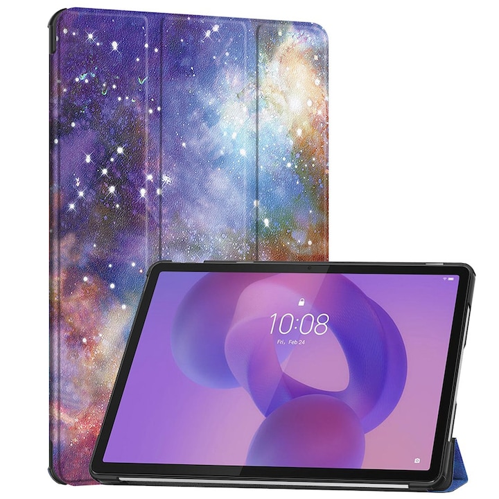 Husa pentru tableta Idea Tab Pro, Fold Pro, piele ecologica, 360° protectie, 12.7"