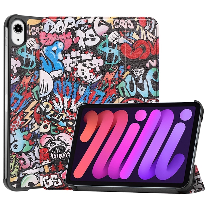 Husa tableta, Smartphosis, Pentru iPad Mini 6 2021, Multicolor
