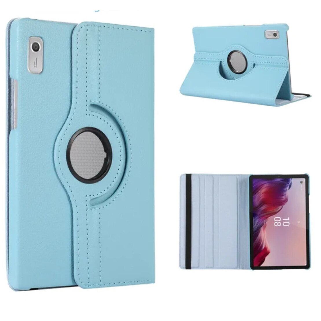 Rotary 360 HUSA pentru Lenovo Tab M9 2023 9" TB310XU TB310FU ALBASTRU