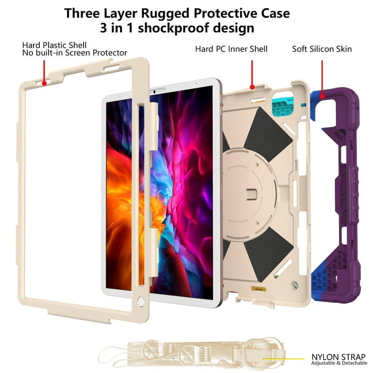 Husa compatibila cu iPad Air4 10.9 (20/21) iPad Pro 11 (18/20/21) Multicolor