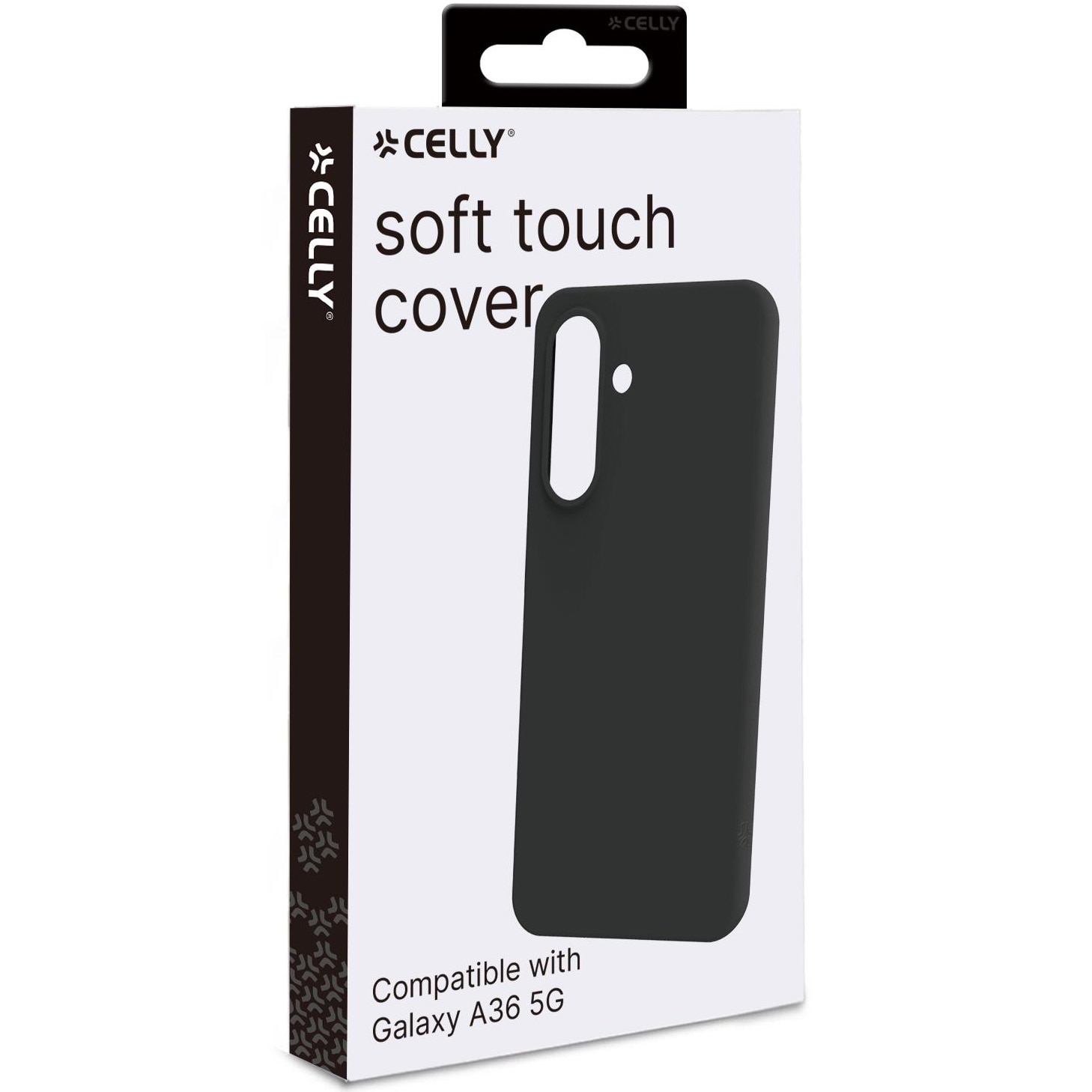 Husa de protectie Celly Silicon pentru Samsung Galaxy A36, Neagra