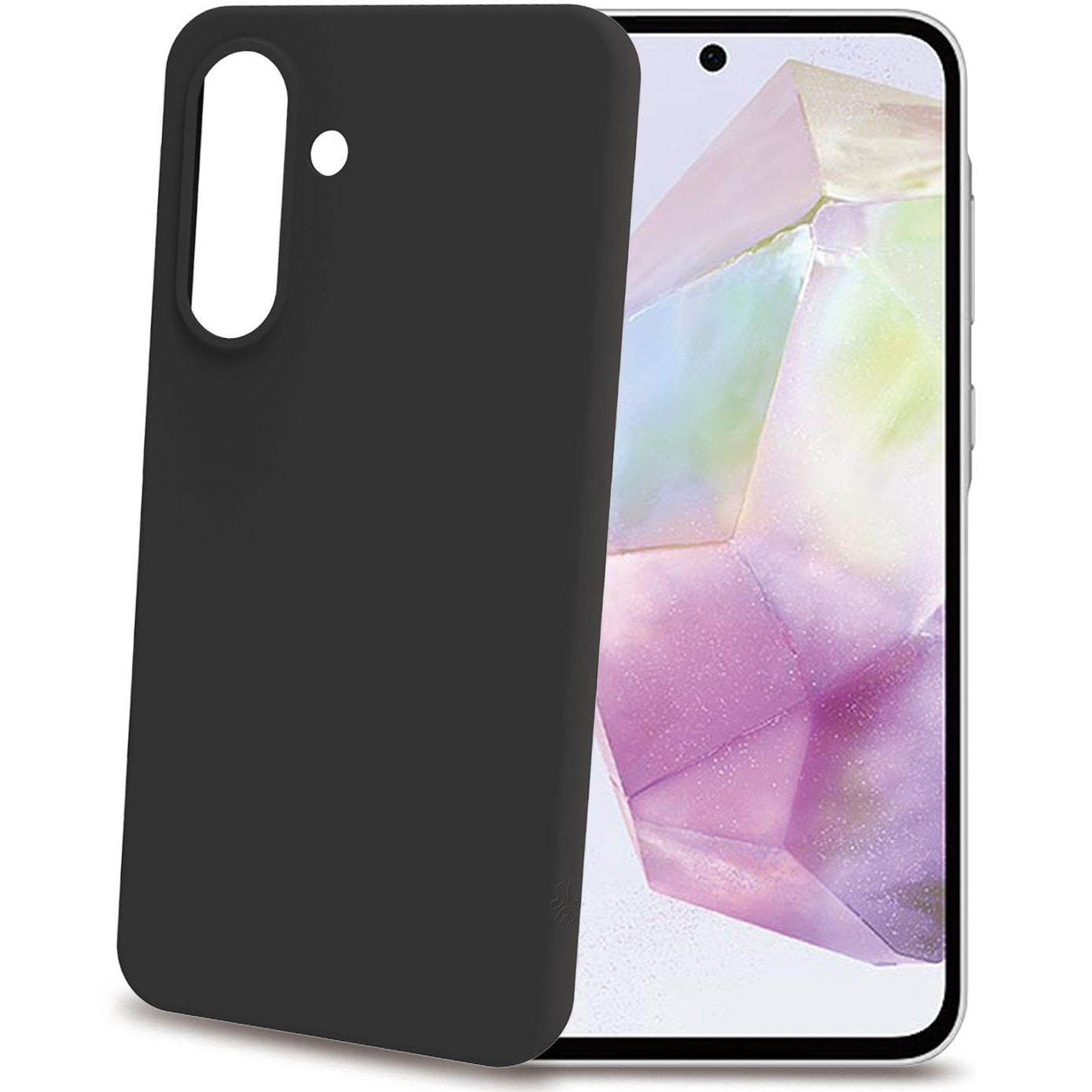 Husa de protectie Celly Silicon pentru Samsung Galaxy A36, Neagra