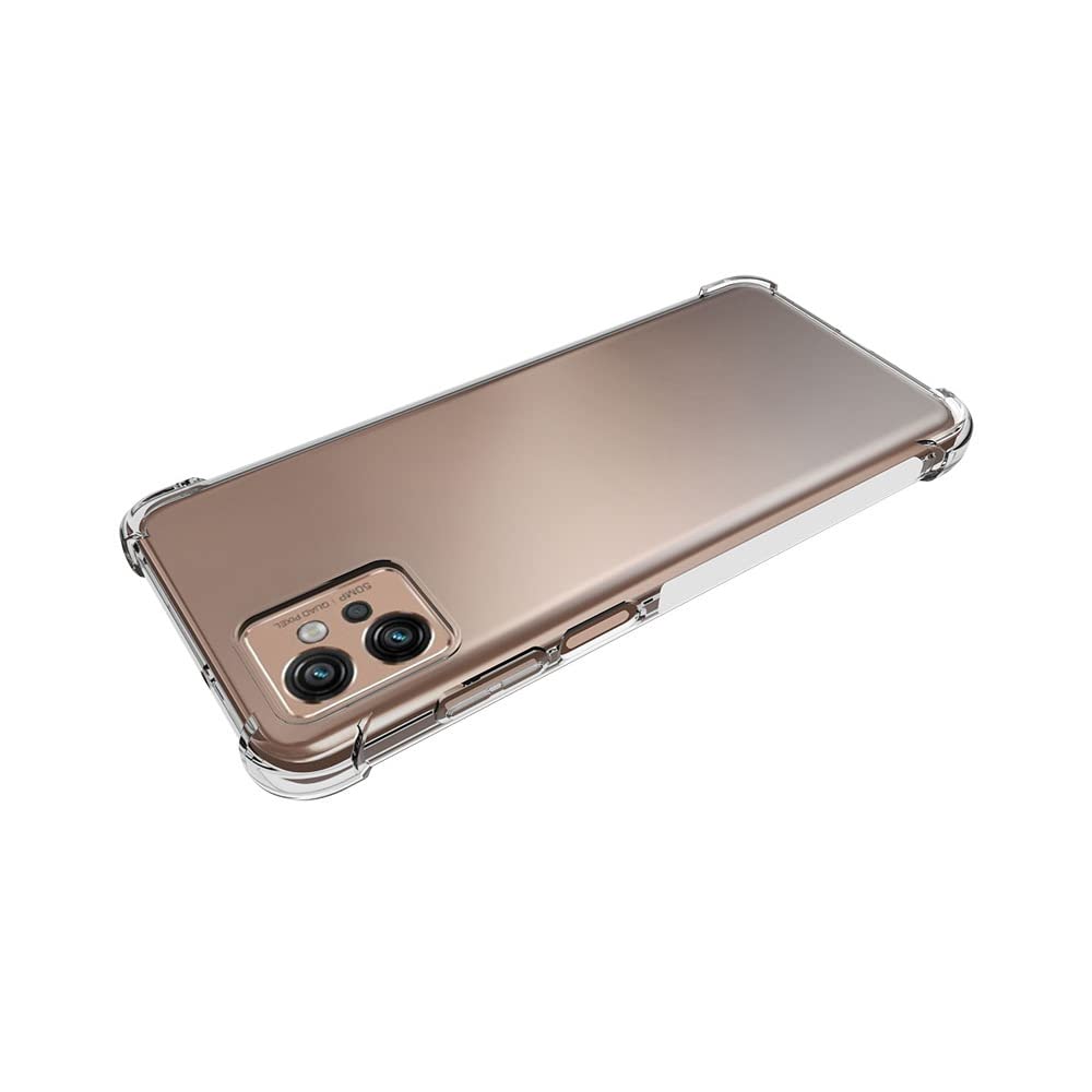 Husa compatibila cu Motorola Moto G32, Protectie antisoc, Silicon Ultra Slim High Tech, Crystal Clear