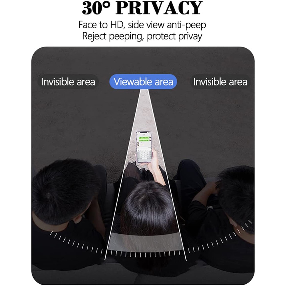 Folie Privacy PolyFlex Impact Proof compatibila cu Google Pixel 9a, Polimer siliconic de 200 de microni D3O, Adeziv fara reziduuri, Montare usoara, fara lichid, Regenerabila, Full Glue, Compatibila cu senzorul de amprenta, Compatibila cu orice husa