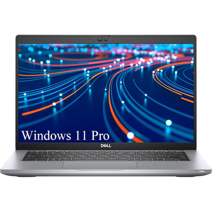 Laptop Dell Latitude 5420, 14" FHD IPS, Intel Core i3-1125G4, 12 GB DDR4, 1TB SSD m2 PCIe, Intel UHD Graphics, Windows 11 Pro, 1.40 kg Silver