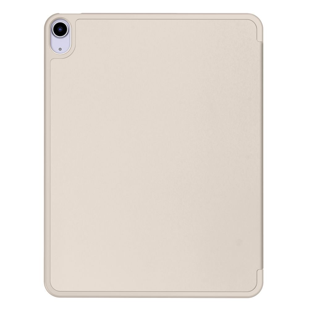 Tablete compatibile iPad Air 6 (2024, M2, 11 inchi) - husa inteligenta de culoare nisip cu suport pentru creion