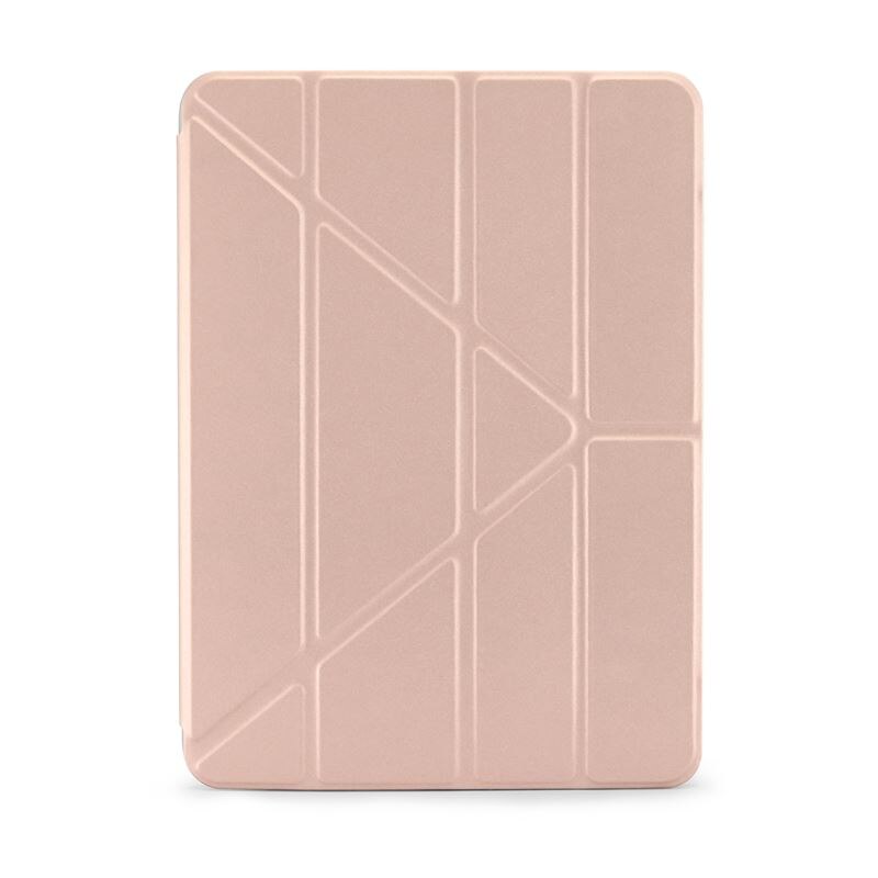 Husa Pipetto Origami No1 Original compatibila cu iPad Air 11 inch 2024 / iPad Air 10.9 inch 2022/2020, Metallic Pink