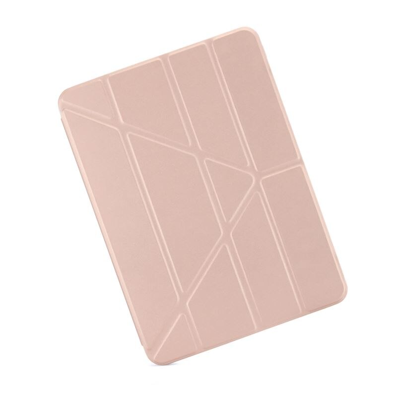Husa Pipetto Origami No1 Original compatibila cu iPad Air 11 inch 2024 / iPad Air 10.9 inch 2022/2020, Metallic Pink