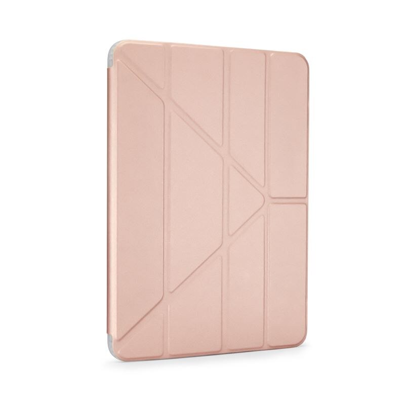 Husa Pipetto Origami No1 Original compatibila cu iPad Air 11 inch 2024 / iPad Air 10.9 inch 2022/2020, Metallic Pink