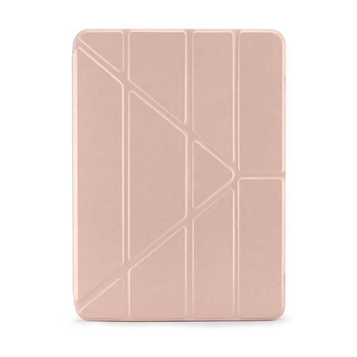 Husa Pipetto Origami No1 Original compatibila cu iPad Air 11 inch 2024 / iPad Air 10.9 inch 2022/2020, Metallic Pink