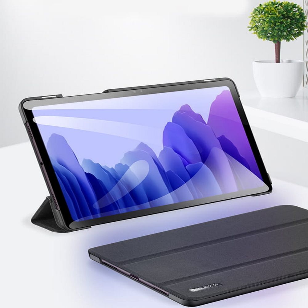 Carcasa Tableta G-Tech Domo Dux Ducis Folding Stand, Compatibila cu Samsung Tab S9 Ultra/S8 Ultra, Anti Amprenta, Piele Ecologica, Full Protection, Negru