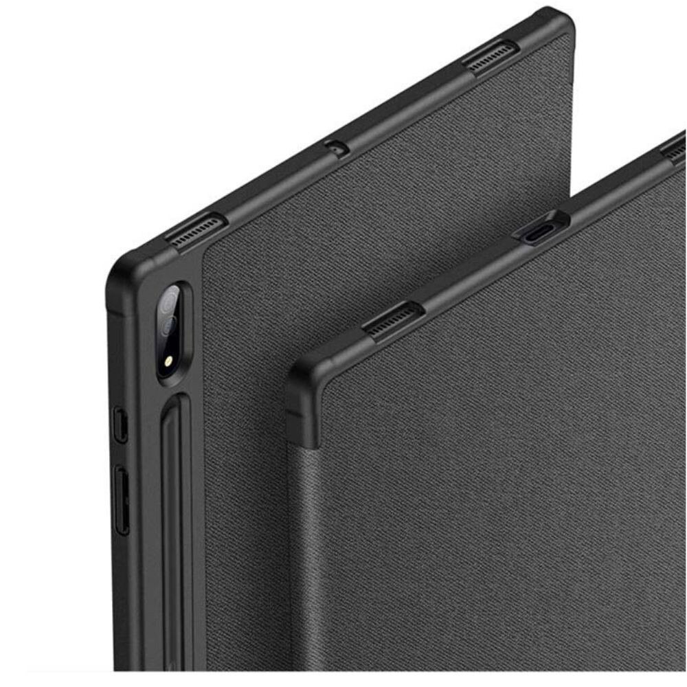 Carcasa Tableta G-Tech Domo Dux Ducis Folding Stand, Compatibila cu Samsung Tab S9 Ultra/S8 Ultra, Anti Amprenta, Piele Ecologica, Full Protection, Negru