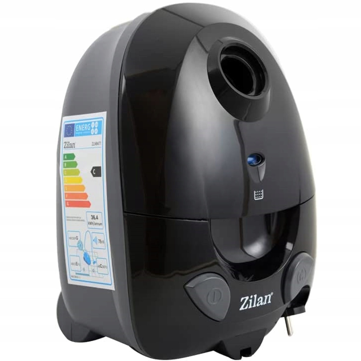 Aspirator Zilan ZLN8471, 5 in 1, 1600W, sistem de filtrare dublu, dimensiuni 22x32x20cm, set accesorii inclus