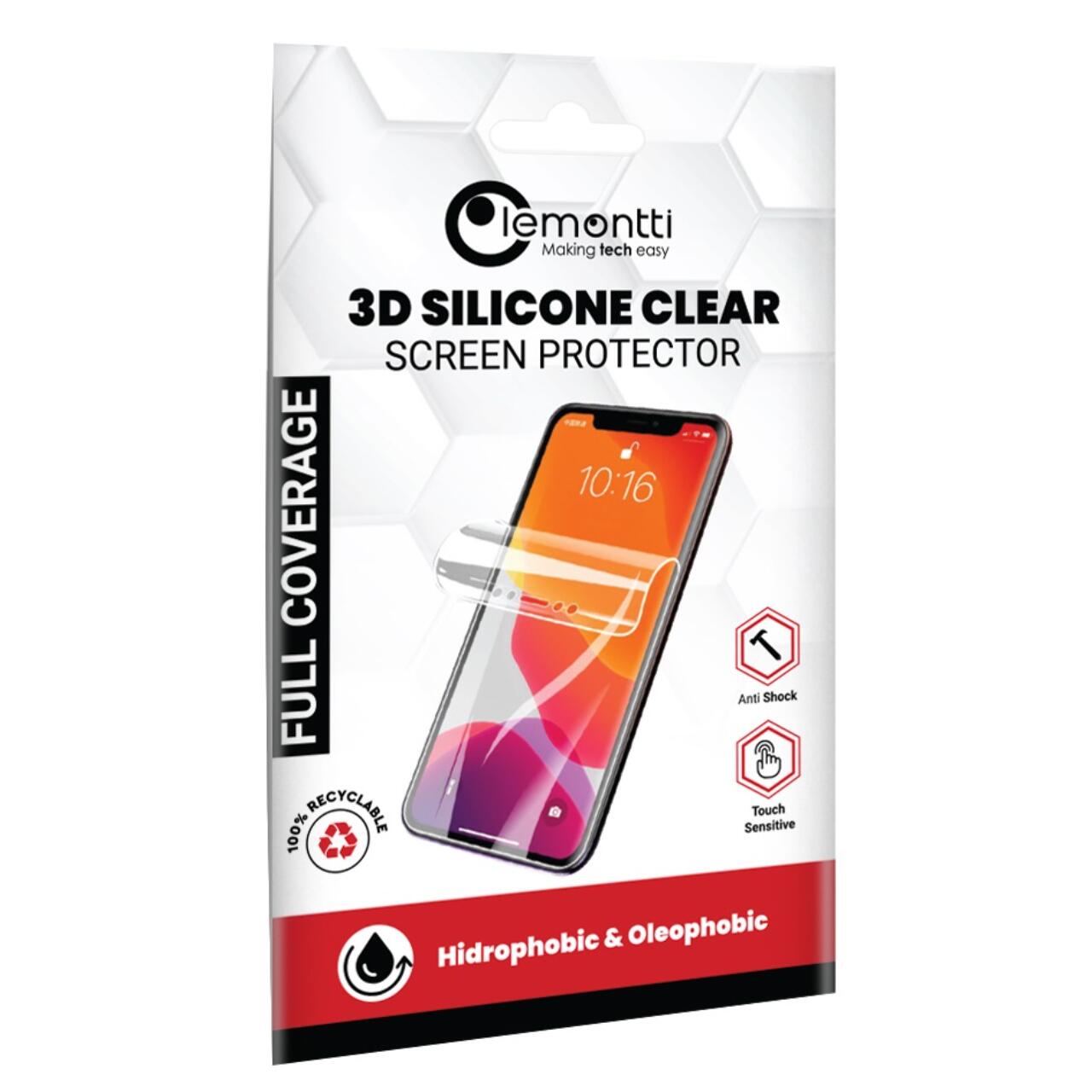 Folie de protectie Lemontti din silicon Clear pentru Samsung Galaxy A55