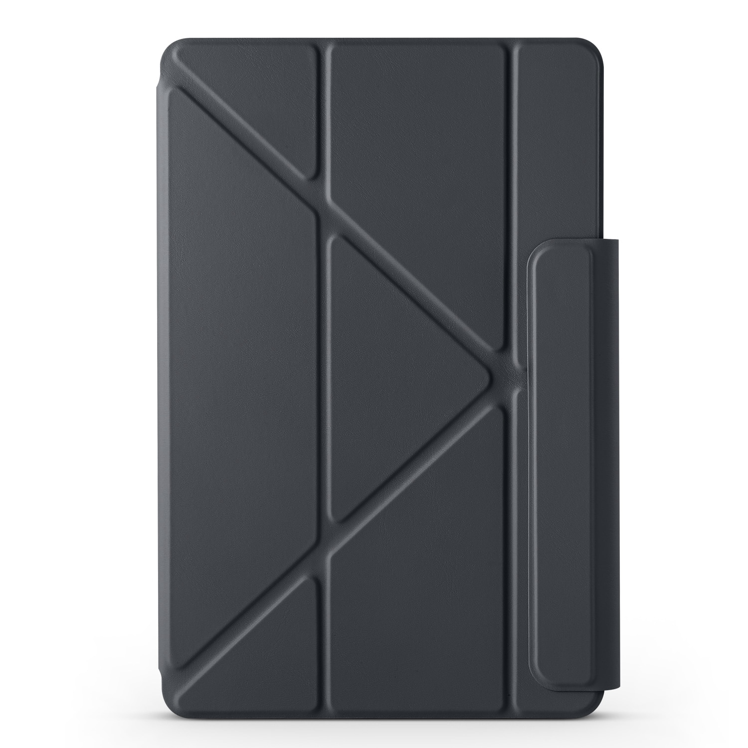 Husa tableta pentru Honor MagicPad 2 12.3, piele, fixare cu catarama, design magnetic, deformabil, negru