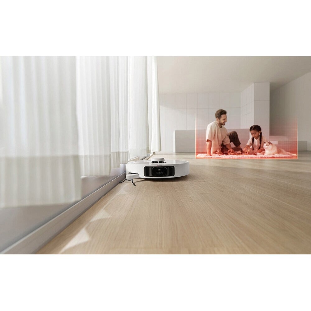 Robot de curatare DREAME L40 Ultra, alb, functie de mopare, capacitate 0.3l, set complet