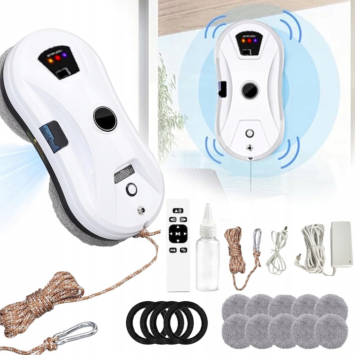 Robot de curatare a feronerie Hooha, 5600 Pa, 30ml, alb