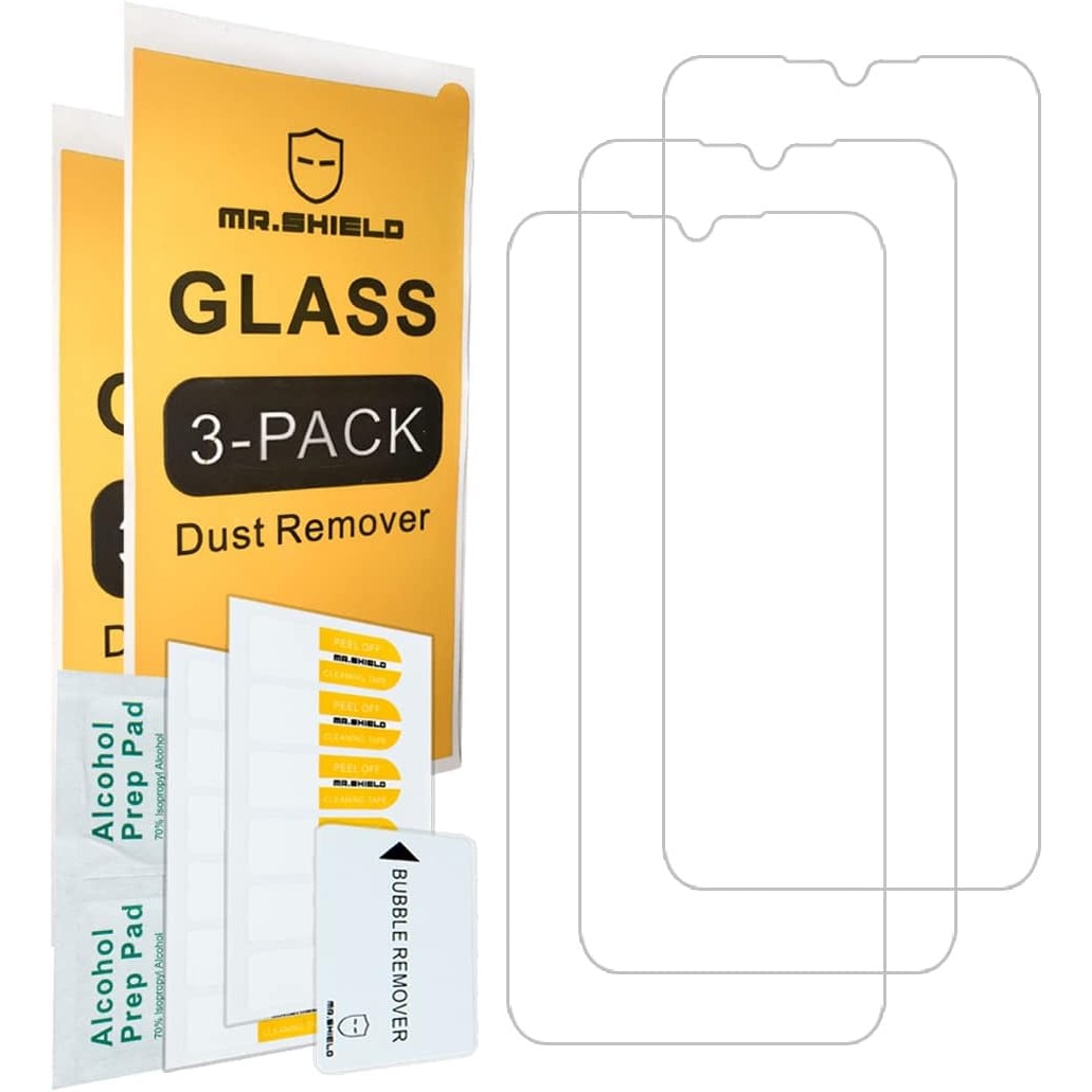 Folii de ecran compatibil cu Xiaomi (Redmi 10A), duritate 9H, transparent set de 3