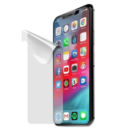 Folie de protectie din silicon pentru iPhone 11 / XR, Transparenta