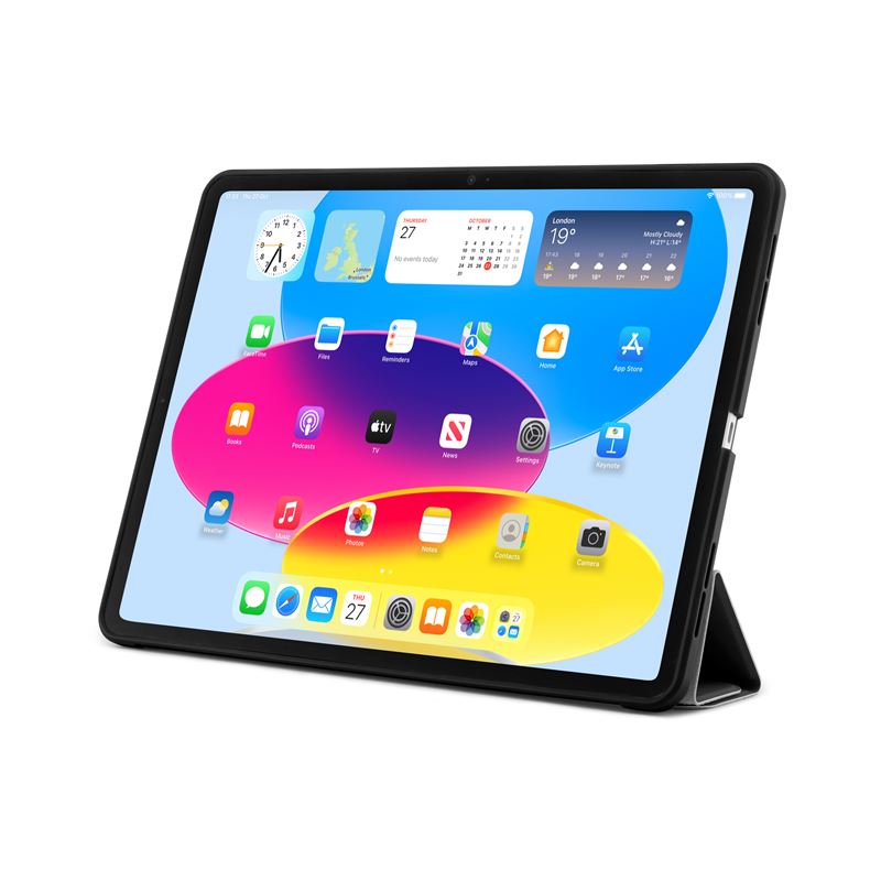Husa Pipetto Origami No1 Original compatibila cu iPad Air 11 inch 2024 / iPad Air 10.9 inch 2022/2020, Black