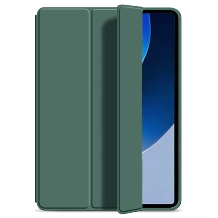 Husa tabletă, pentru Lenovo Idea Tab Pro 12.7 Inch, protecție subțire, activare automată, TPU moale, Verde