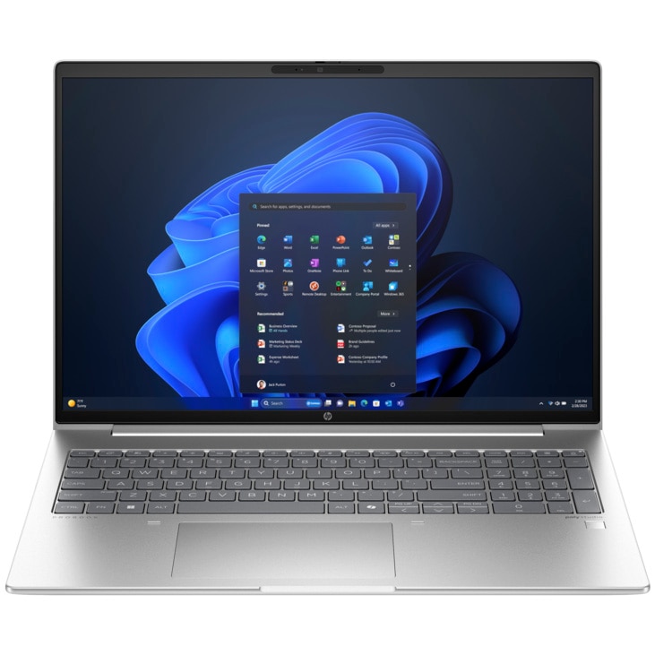Laptop HP ProBook 460 G11 cu procesor Intel® Core™ Ultra 7 155U pana la 4.8GHz, 16", WUXGA, IPS, 16GB DDR5 RAM, 512GB SSD, Intel® Graphics, Windows 11 Pro, Silver