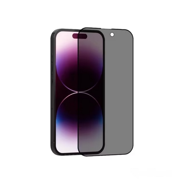 Folie de sticla privacy compatibila cu Xiaomi Redmi Note 13 Pro plus, Fata, HQClear, Full Glue, rezistenta 9H