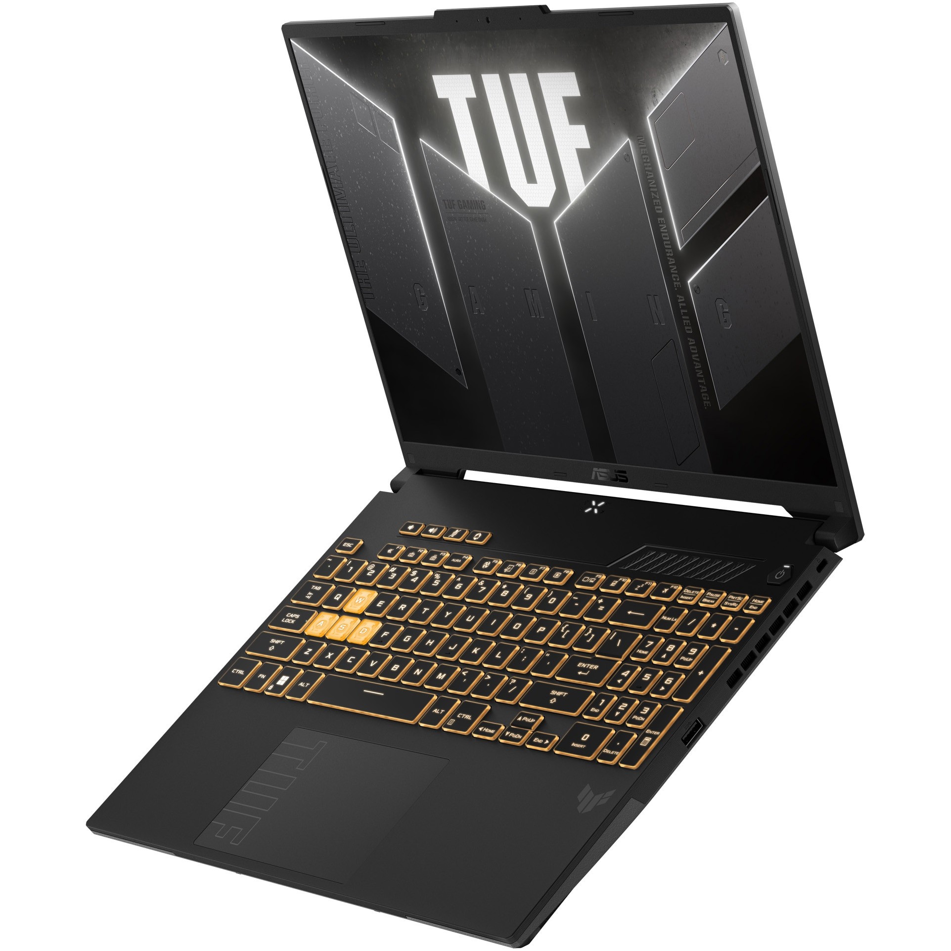 Laptop Gaming ASUS TUF F16 FX607VU cu procesor Intel® Core™ 5 210H pana la 4.8GHz, 16'', Full HD+ WUXGA, IPS, 144Hz, 16GB DDR5 RAM, 1TB SSD, NVIDIA® GeForce RTX™ 4050 6GB GDDR6, No OS,Mecha Gray