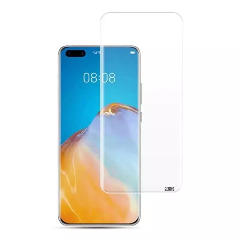 Folie din sticla SIKS cu adeziv UV Digitech Glass pentru Huawei, P40 Pro, lampa UV inclusa, transparenta