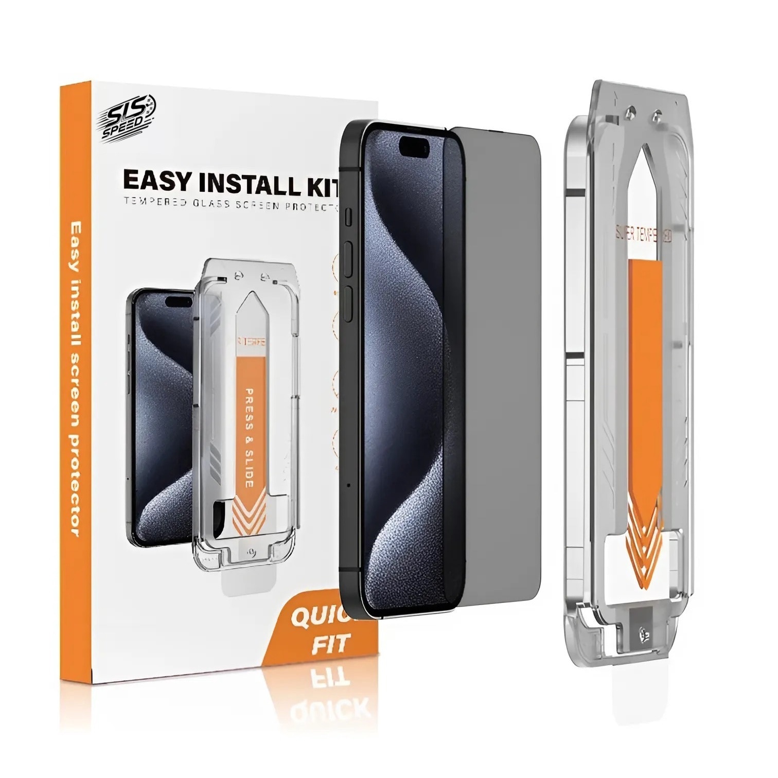 Set 2 Folii Pentru iPhone 13, iPhone 13 PRO, iPhone 14 Transparent Fara Margini Negre, Sticla Securizata, Ez Fit instalare usoara cu EASYAPP pentru indepartarea prafului, SLSpeed, Anti-zgarieturi, Anti-amprenta, anti-explozie, Anti-soc