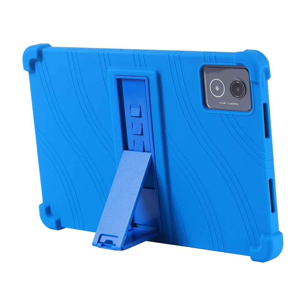 Husa tableta pentru Lenovo Tab K11 Plus, silicon antishoc, cu suport, culoare neagra