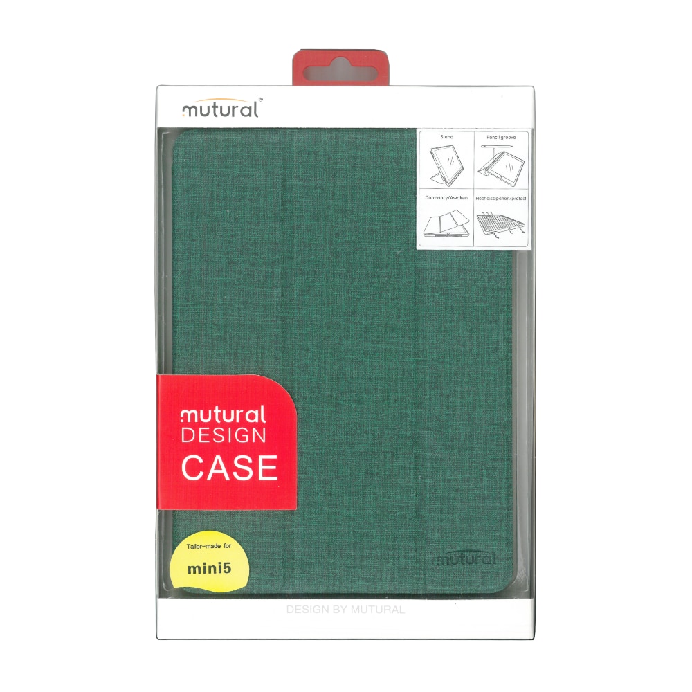 Husa de protectie pentru tableta Apple iPad Mini (2019), verde- Mutural