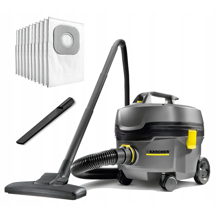 Aspirator Karcher T 7/1 Classic, 7,5L, 850W, 2m furtun, 10 saci filtranti, 3,5kg