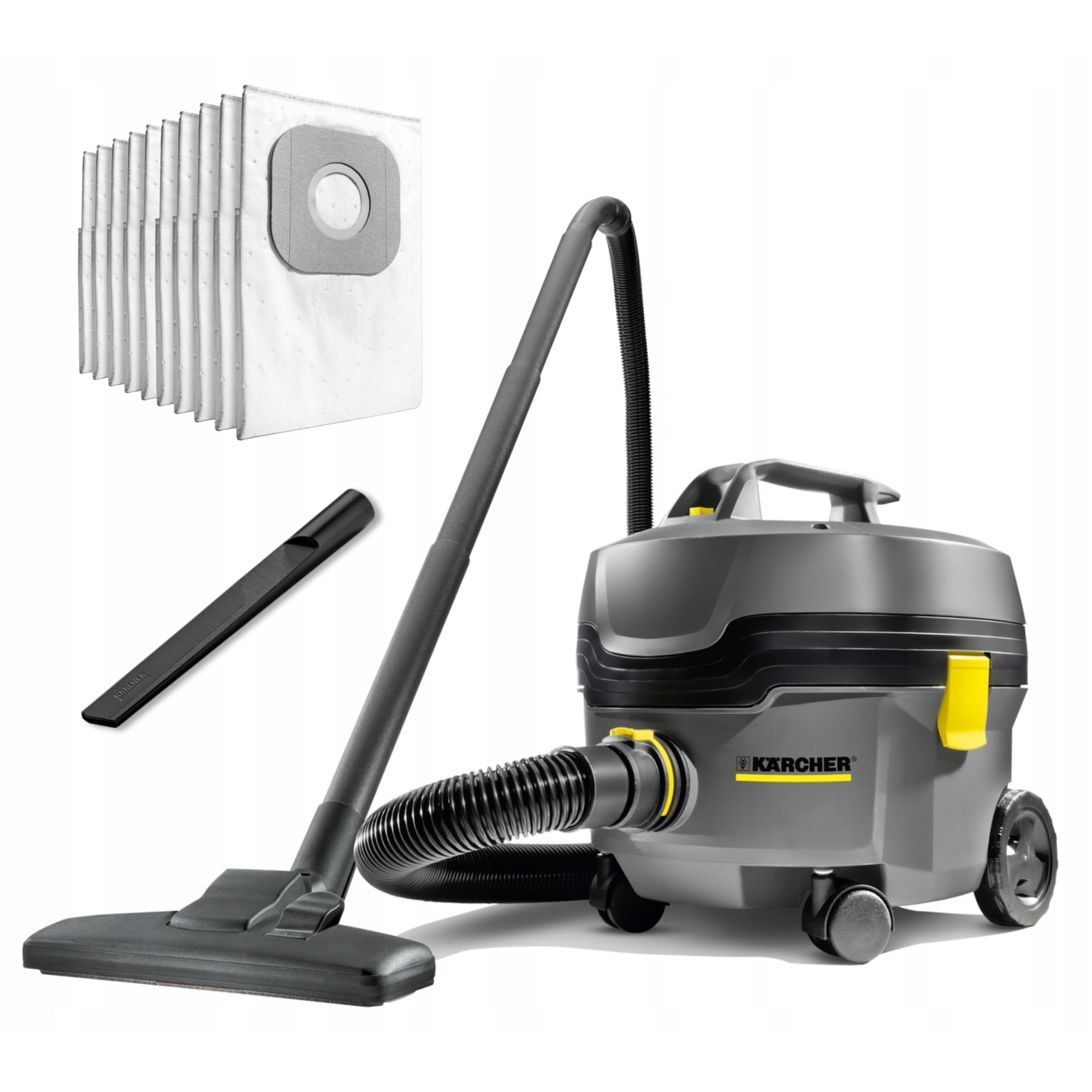 Aspirator Karcher T 7/1 Classic, 7,5L, 850W, 2m furtun, 10 saci filtranti, 3,5kg